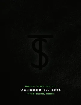 T Bar S Annual Production Sale 2026 Catalog Cover